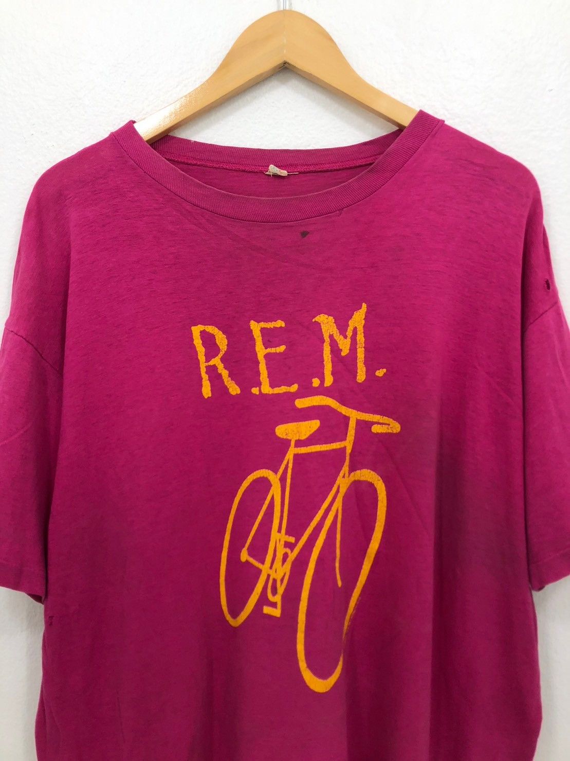 Vintage Vintage 1984's R.E.M. LITTLE AMERICA BICYCLE wts01 Size US L / EU 52-54 / 3 - 1 Thumbnail