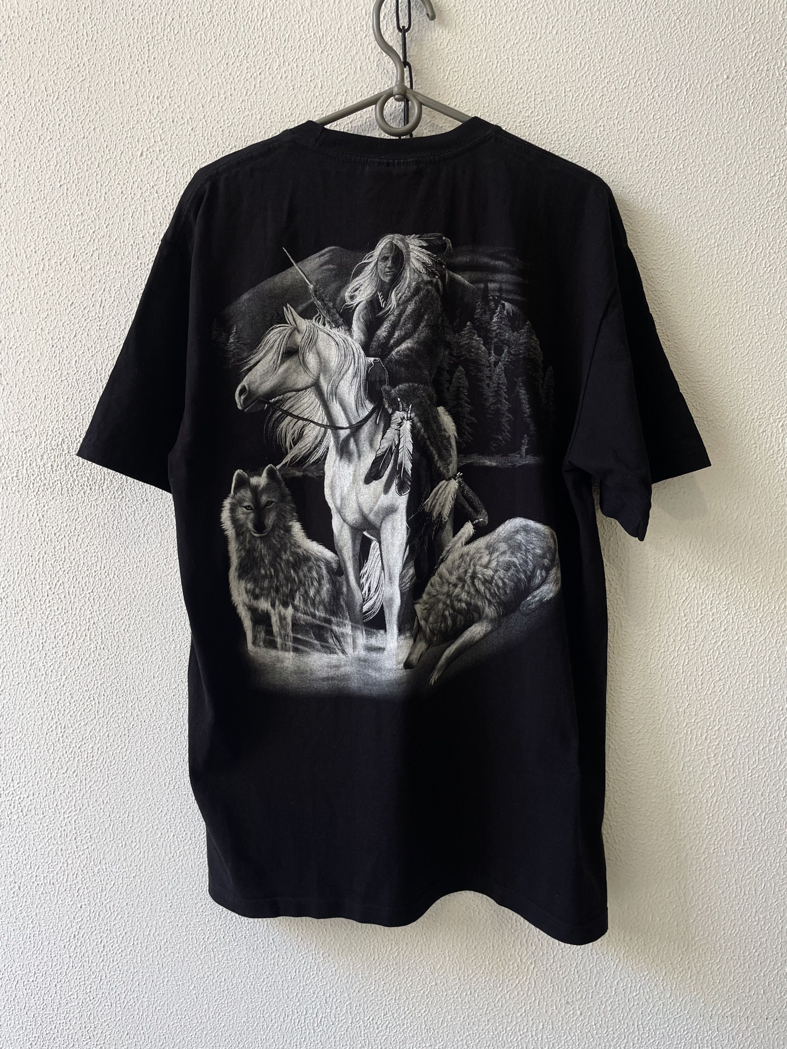 Vintage Rare Metal rock band tee T-shirts Indian Size US XL / EU 56 / 4 - 4 Thumbnail