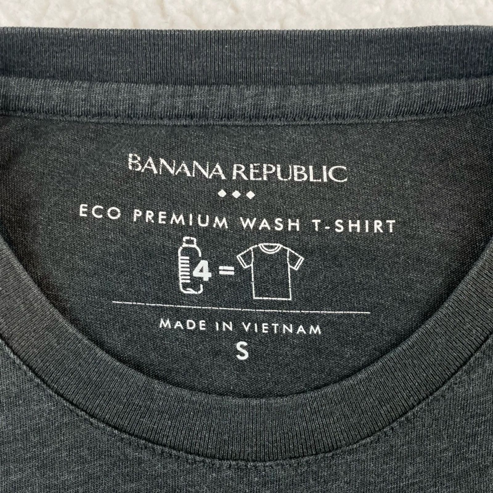 Banana Republic BANANA REPUBLIC • Dark Grey Classic Short Sleeve Tee Size US S / EU 44-46 / 1 - 8 Thumbnail