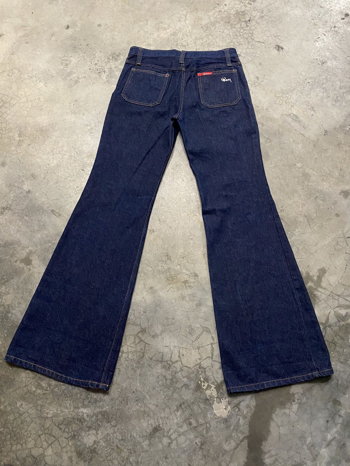 If Six Was Nine × Japanese Brand × Vintage Flare Jeans Vintage Japanese Sakamoto Bush Pant Jeans Size US 29 - 4 Thumbnail