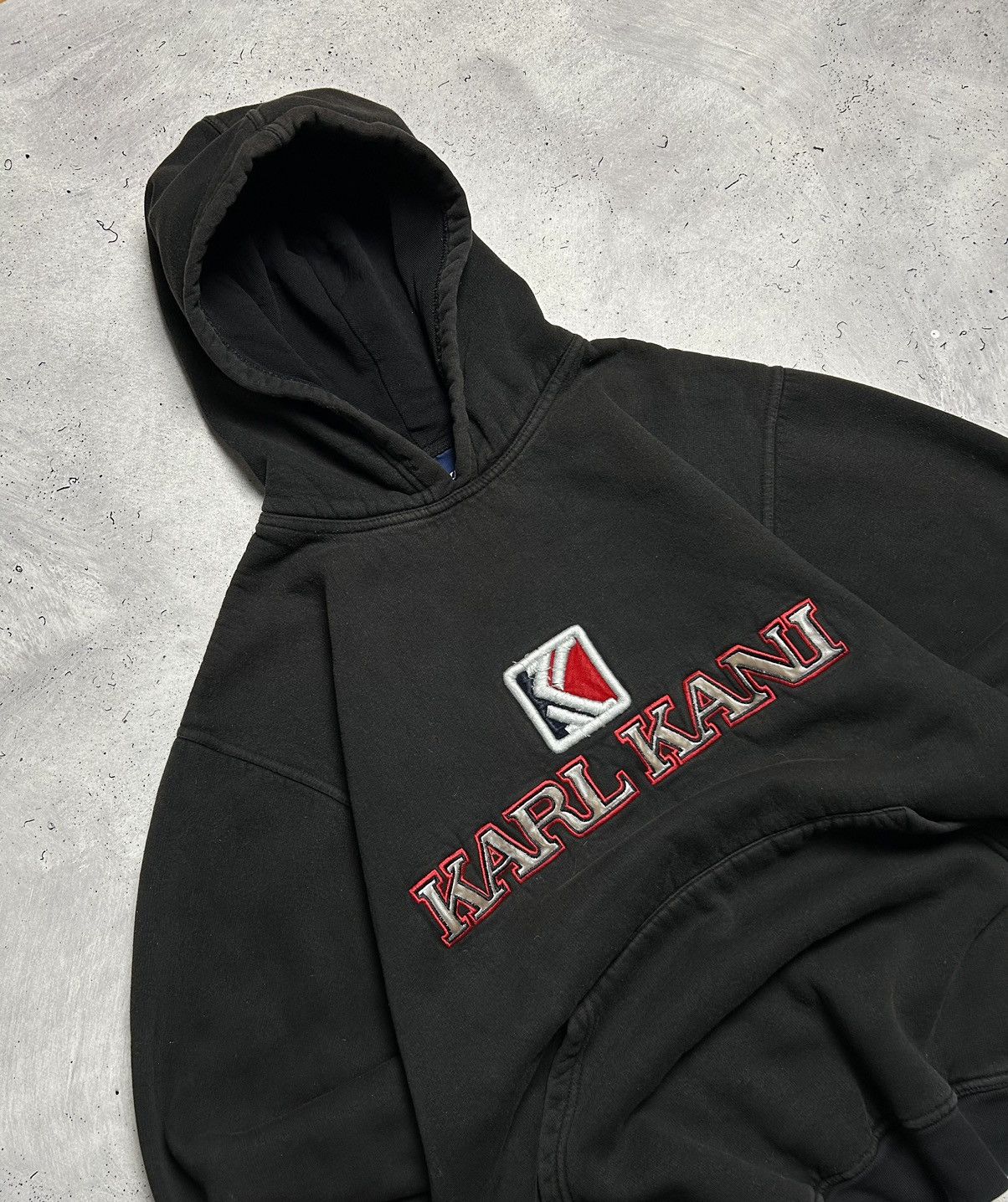 Karl Kani Vintage 90s Karl Kani 2Pac Style Distressed Hip Hop Hoodie Size US XL / EU 56 / 4 - 6 Thumbnail