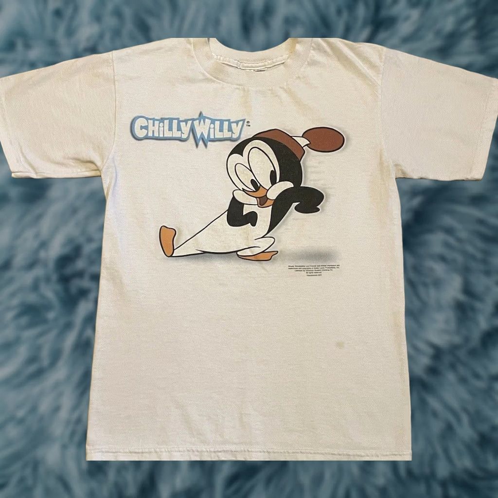 Vintage VINTAGE Chilly Willy Promo Shirt XS S Cartoon Funny TV Disney Warner Bros T-Shirt Men White Grunge 80s 90s Size US XS / EU 42 / 0 - 1 Thumbnail