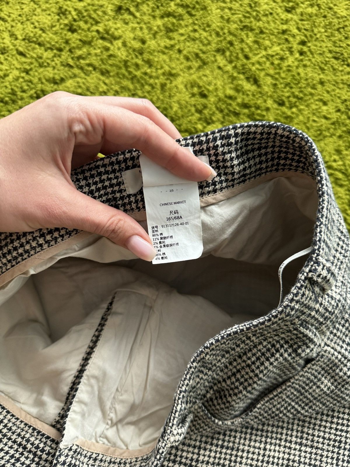 Max Mara × Weekend Max Mara Max Mara wool checkered pants Size 28" / US 6 / IT 42 - 5 Thumbnail
