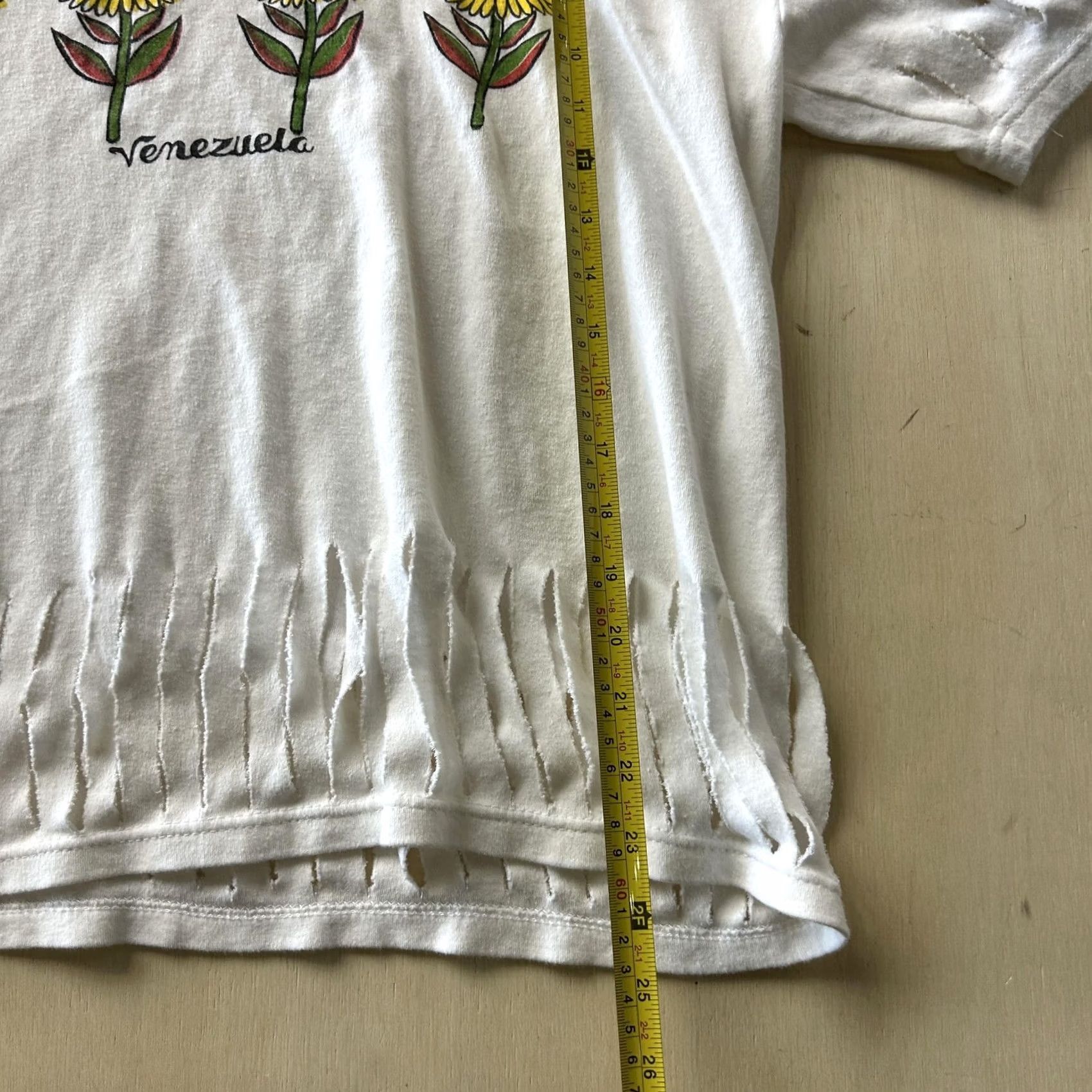 Vintage VINTAGE Isla Margarita Venezuela Shirt Mens XL Fringe Sunflower Tee T-Shirt Size US XL / EU 56 / 4 - 5 Thumbnail