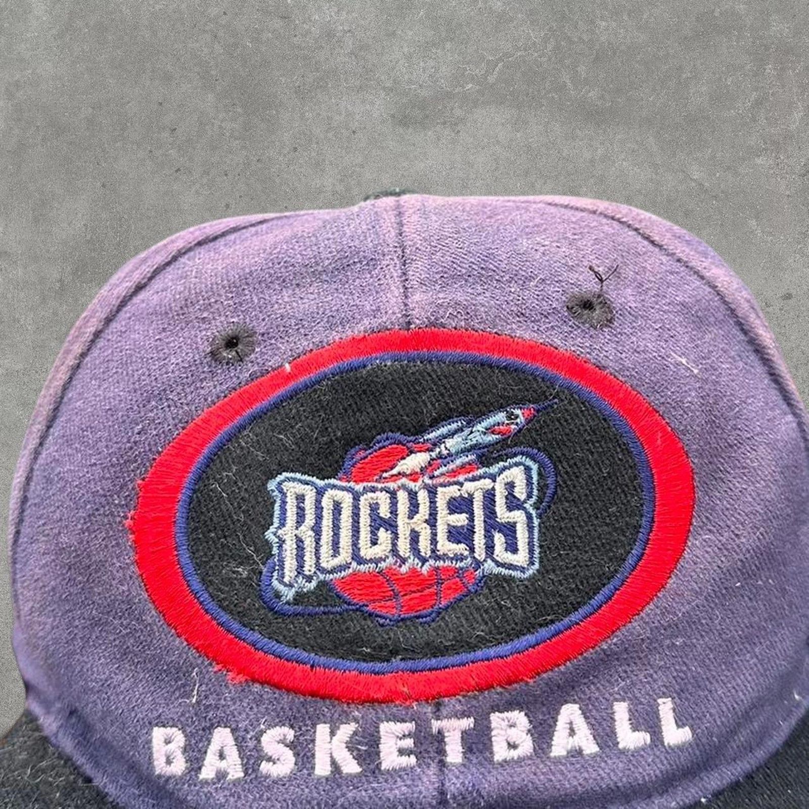NBA × Vintage Vintage Houston Rockets SnapBack Hat Size ONE SIZE - 7 Thumbnail