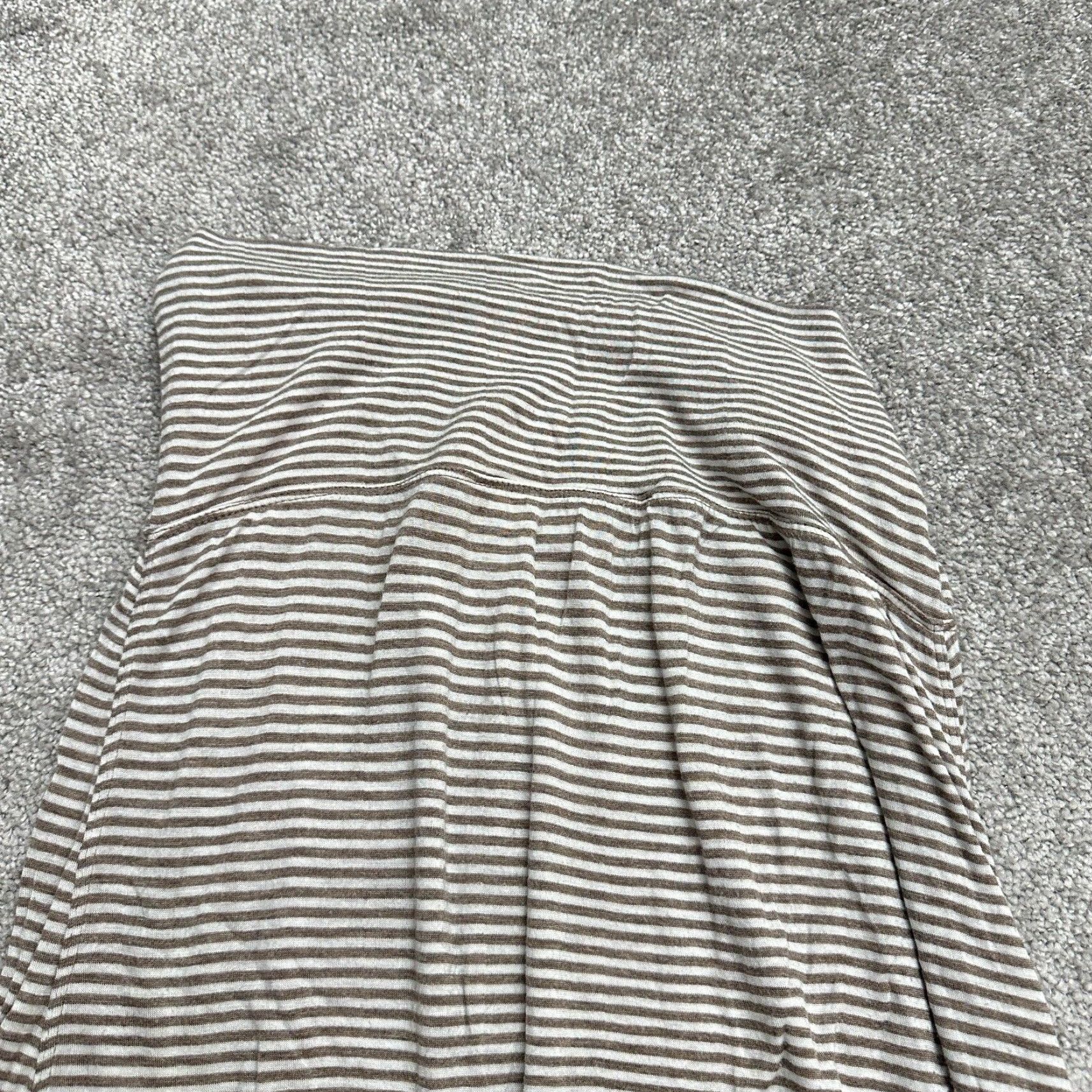 Vintage Max Studio Maxi Dress Women S Brown Striped Strapless Knit Long Casual Size S / US 4 / IT 40 - 3 Thumbnail