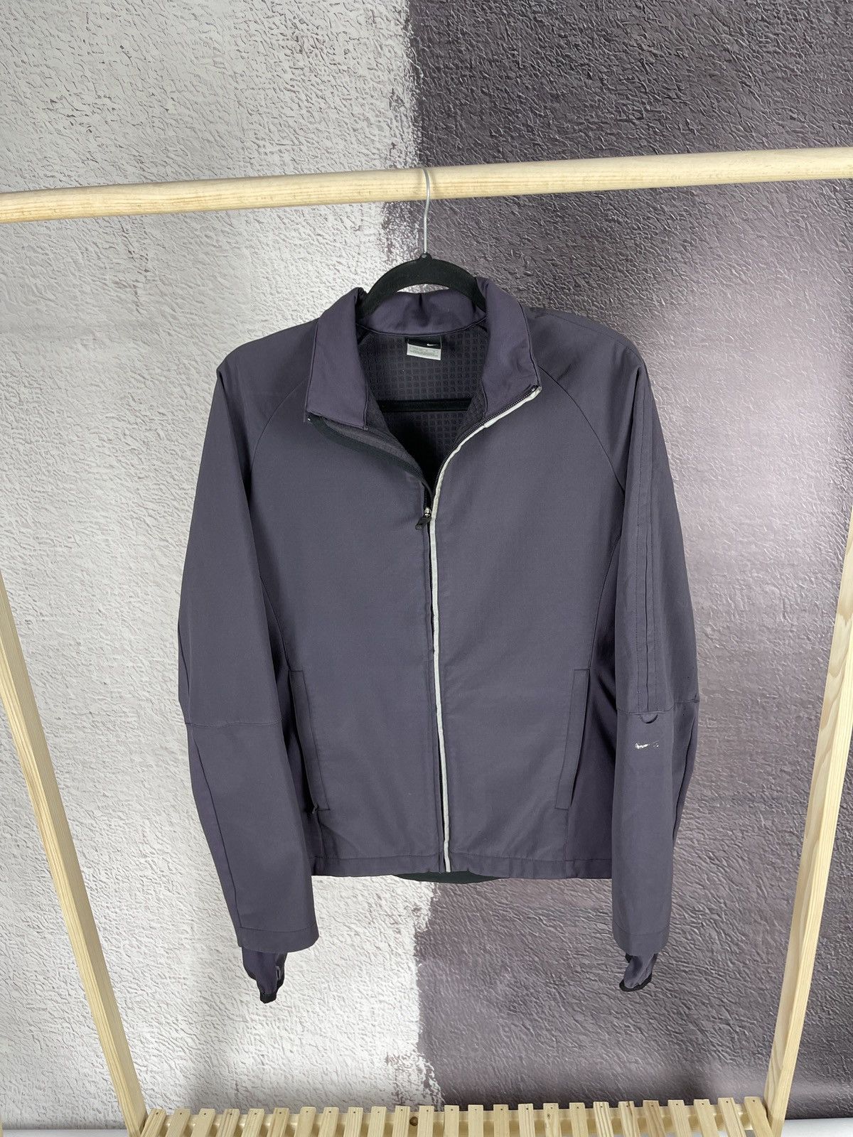 Nike Nike vintage y2k violet blue running jacket track top Size M / US 6-8 / IT 42-44 - 1 Thumbnail