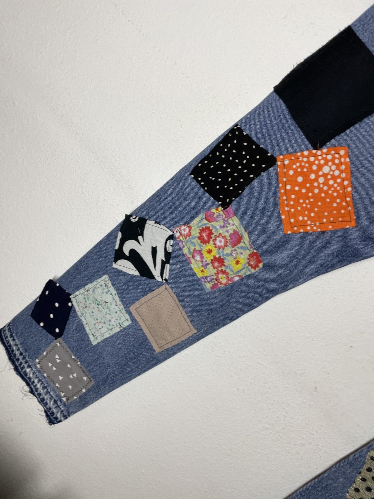 Levi's Levi's 501 custom patchwork denim jeans Size US 32 / EU 48 - 19 Thumbnail