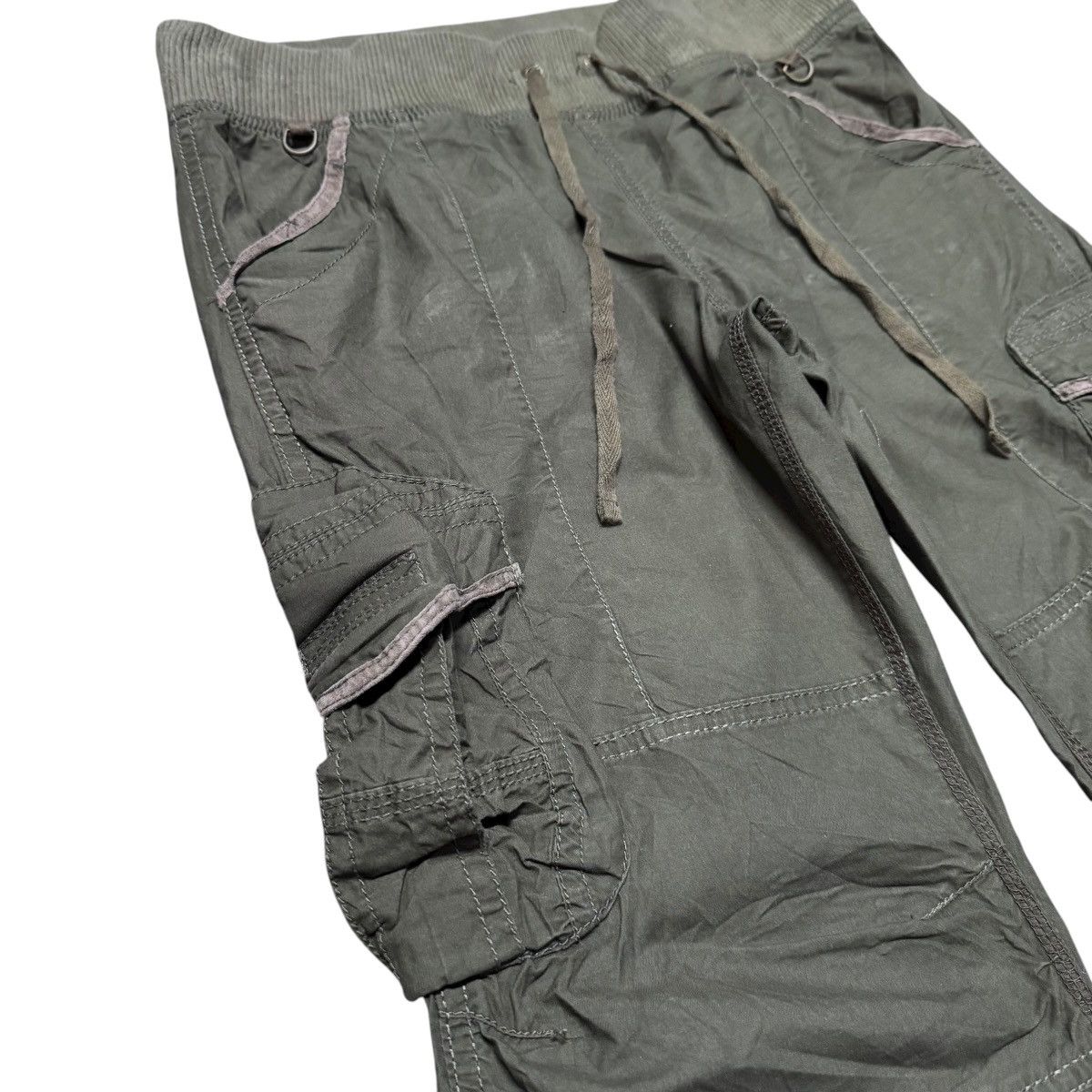 GOA G.O.A Military Cargo Super Flare Pants Parachute Size US 34 / EU 50 - 4 Thumbnail