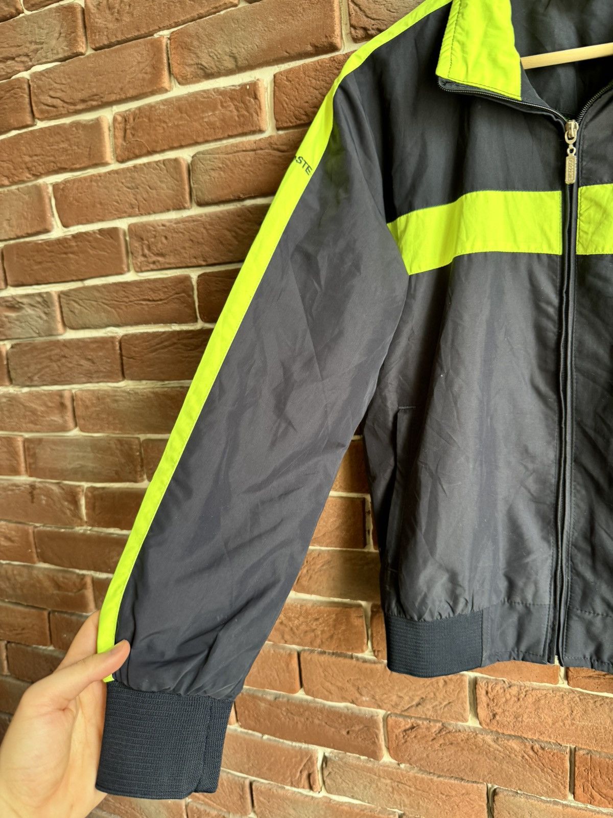 Lacoste Vintage Lacoste Andy Roddick Windbreaker Jacket Drill Size US S / EU 44-46 / 1 - 6 Thumbnail