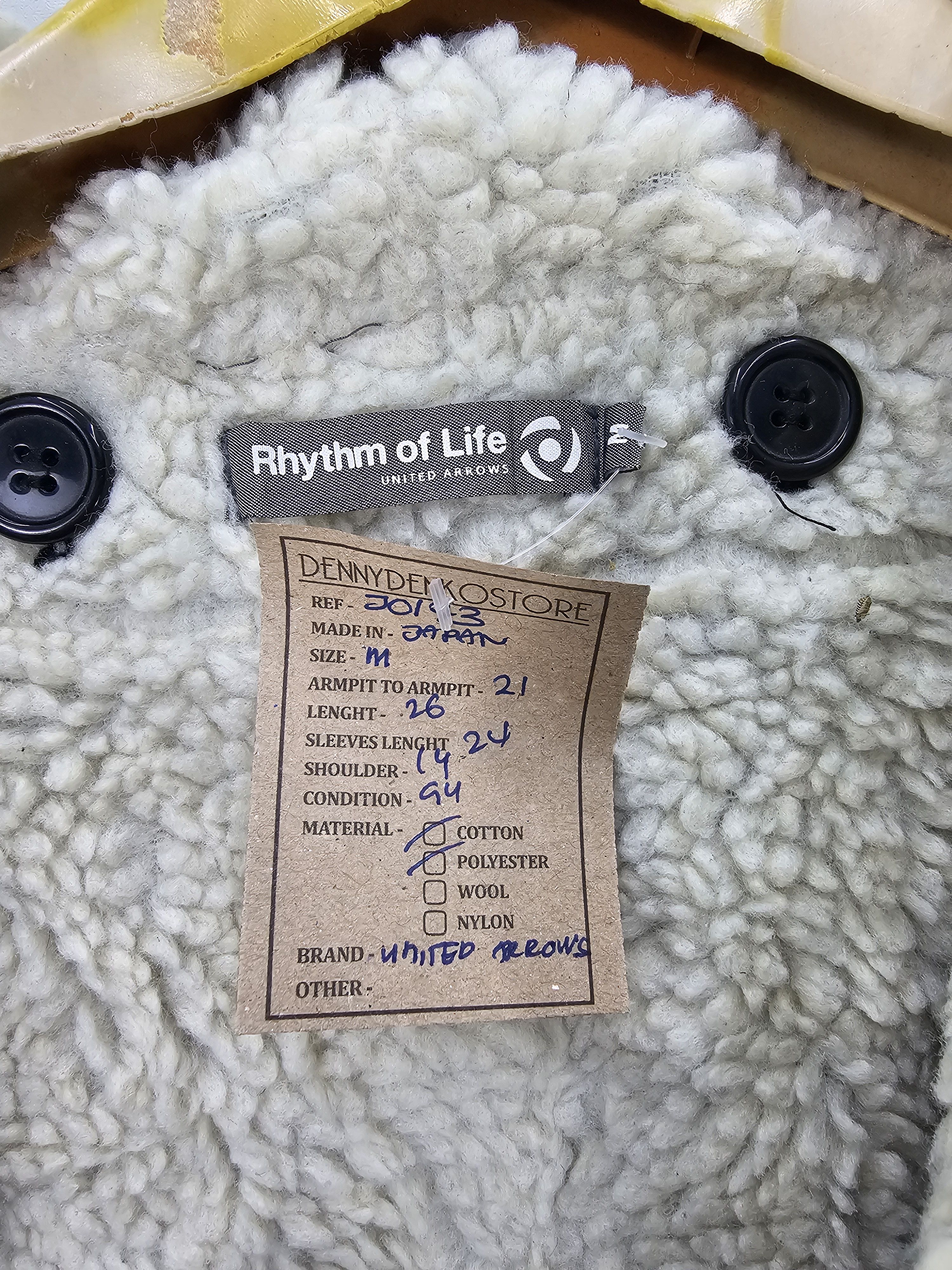 United Arrows Ryhythm Of Life By United Arrows Sherpa Jacket J0143 Size US M / EU 48-50 / 2 - 11 Thumbnail