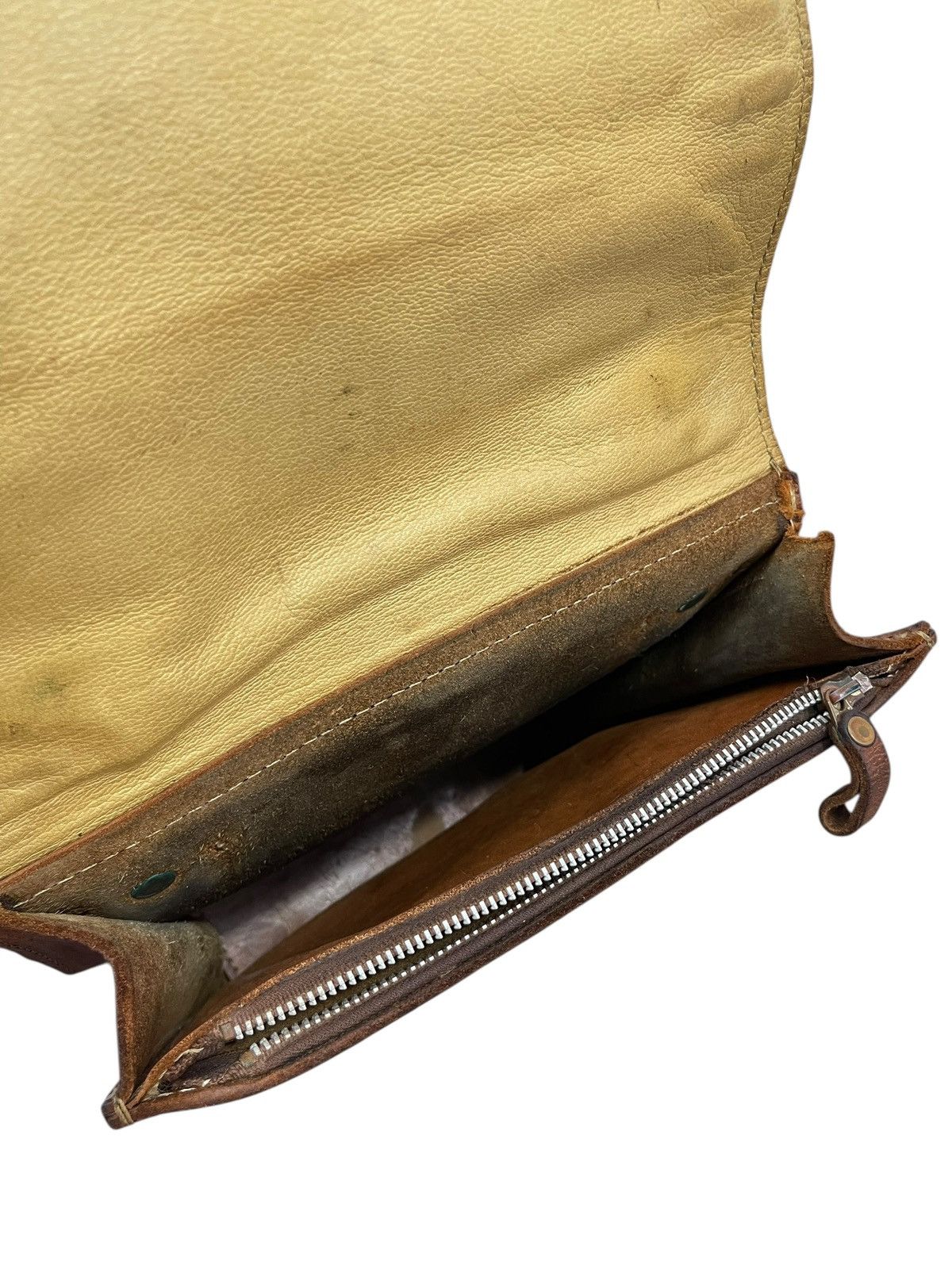 Genuine Leather Full Leather Beauty Patina Vtg Herz Japan Satchel Bag 5🟩 Size ONE SIZE - 20 Thumbnail