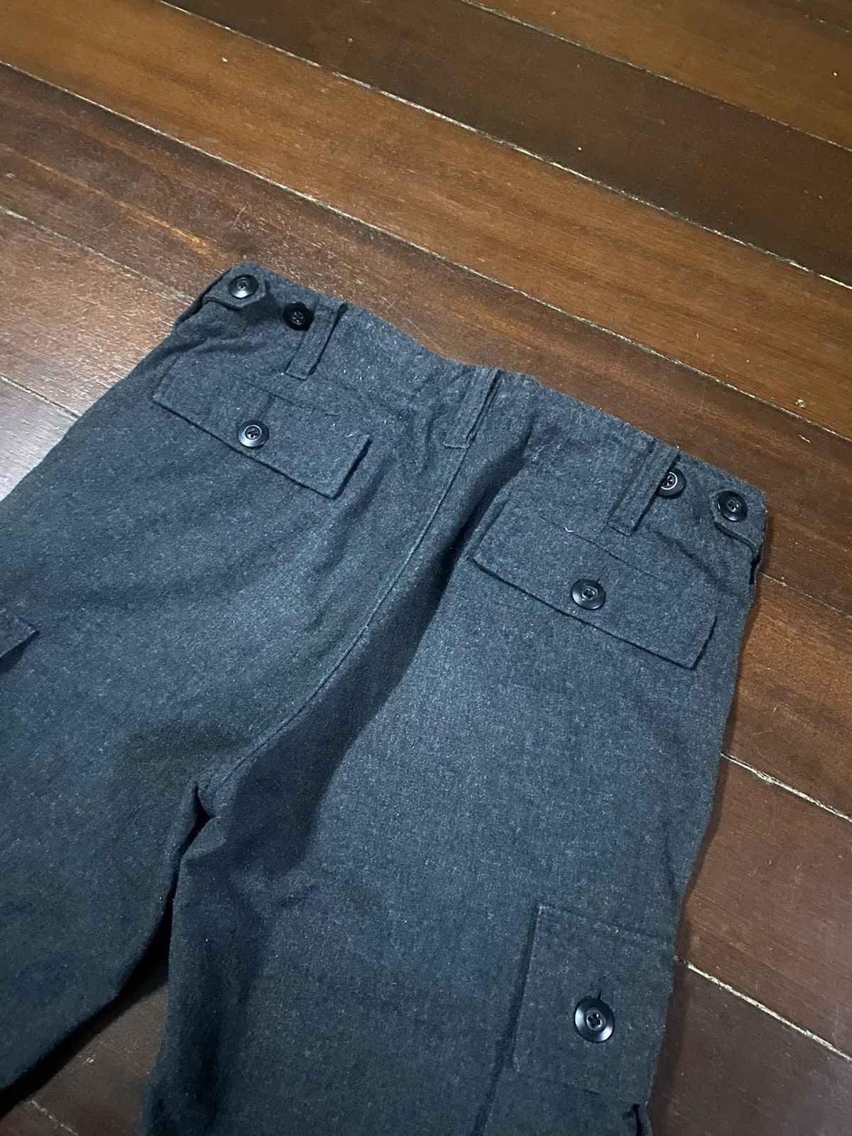 Japanese Brand FIRE 🔥 BACK NUMBER CARGO PANTS WOOL Size US 34 / EU 50 - 19 Thumbnail