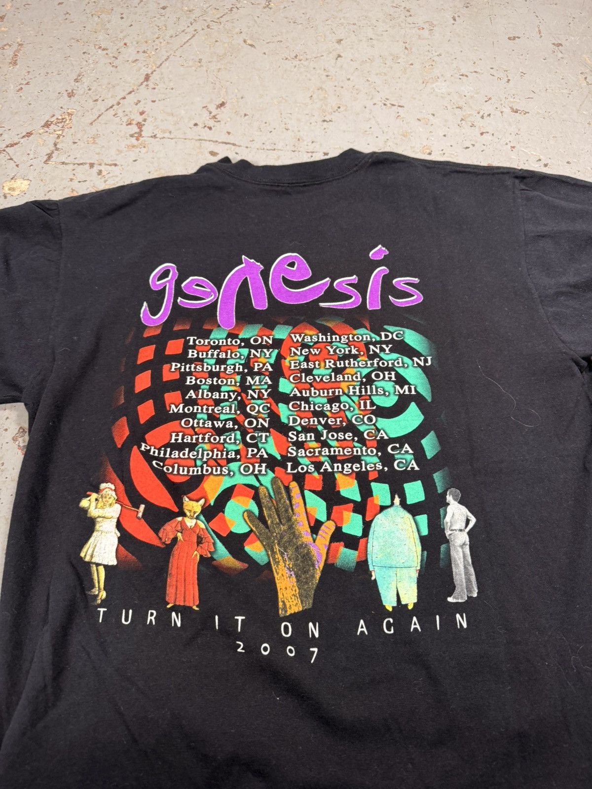 Other Vintage Genesis 2007 Turn It On Again Tour Tee Size US L / EU 52-54 / 3 - 4 Thumbnail