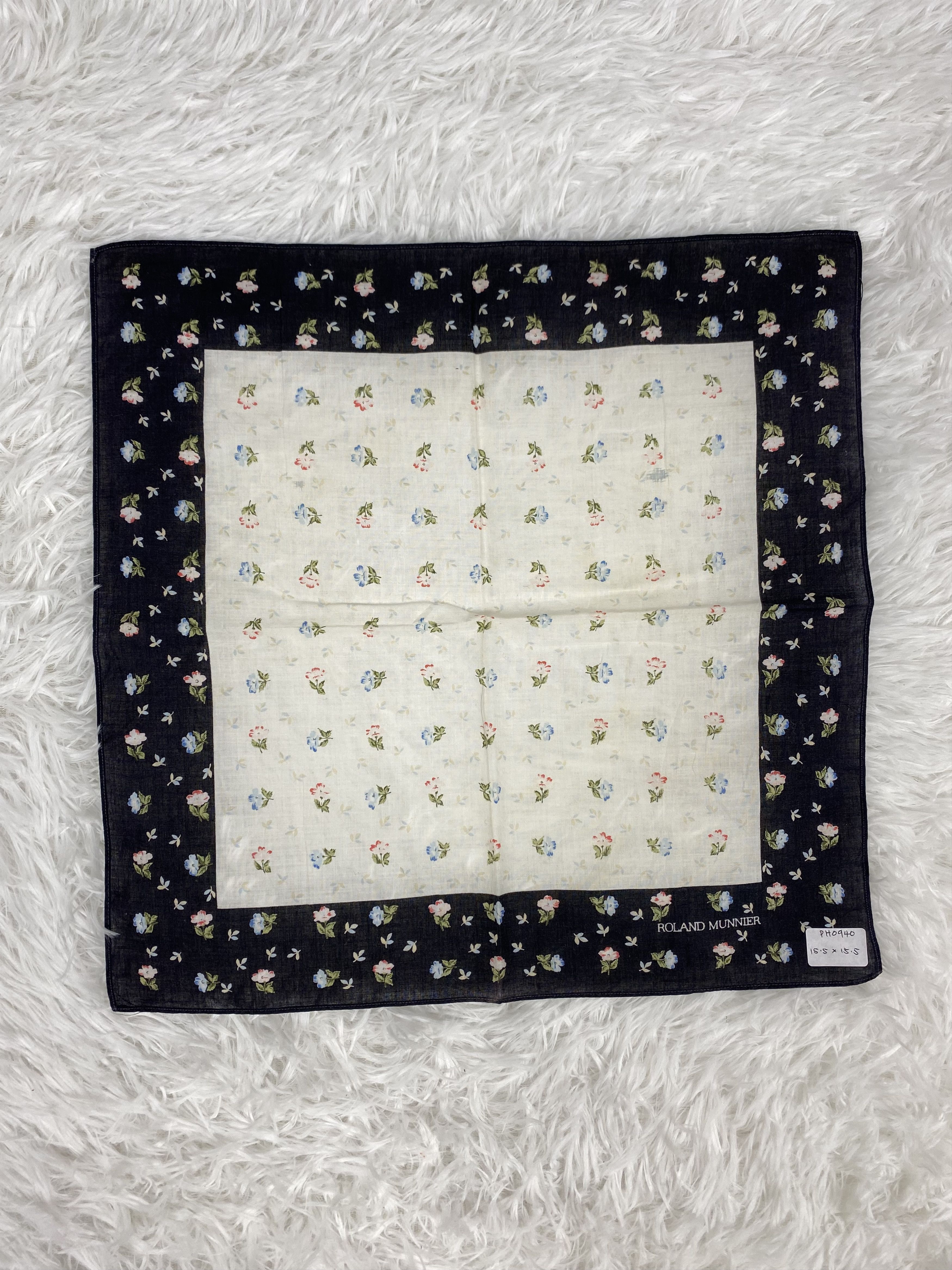 Japanese Brand × Vintage Vintage Roland Munnier Handkerchief Neckerchief PH0940 Size ONE SIZE - 3 Thumbnail
