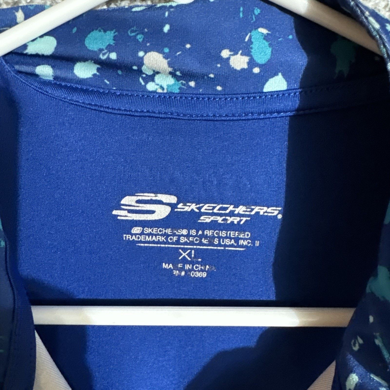 SKECHERS Skechers Sport Pullover Men XL Vintage Y2K Abstract Splatter Size US XL / EU 56 / 4 - 7 Thumbnail
