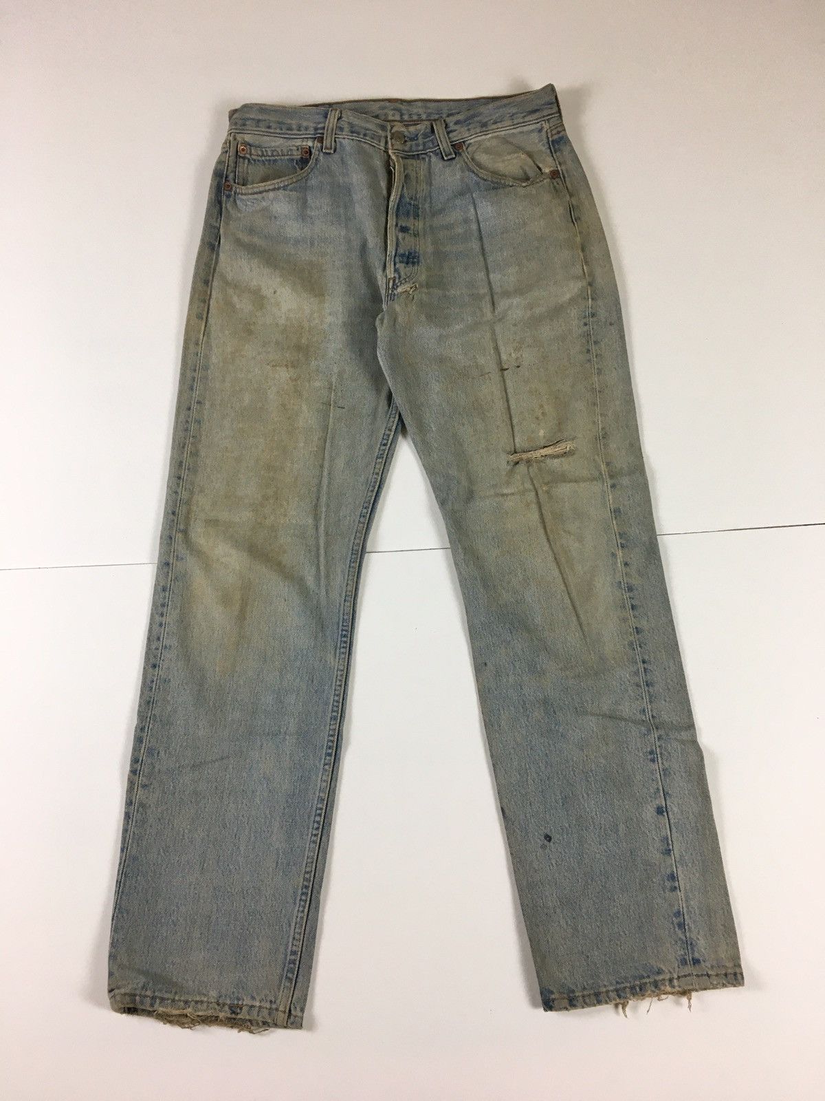 Levi's Vintage Clothing Vintage 90s Levi’s 501’ Made in USA Size US 34 / EU 50 - 1 Thumbnail