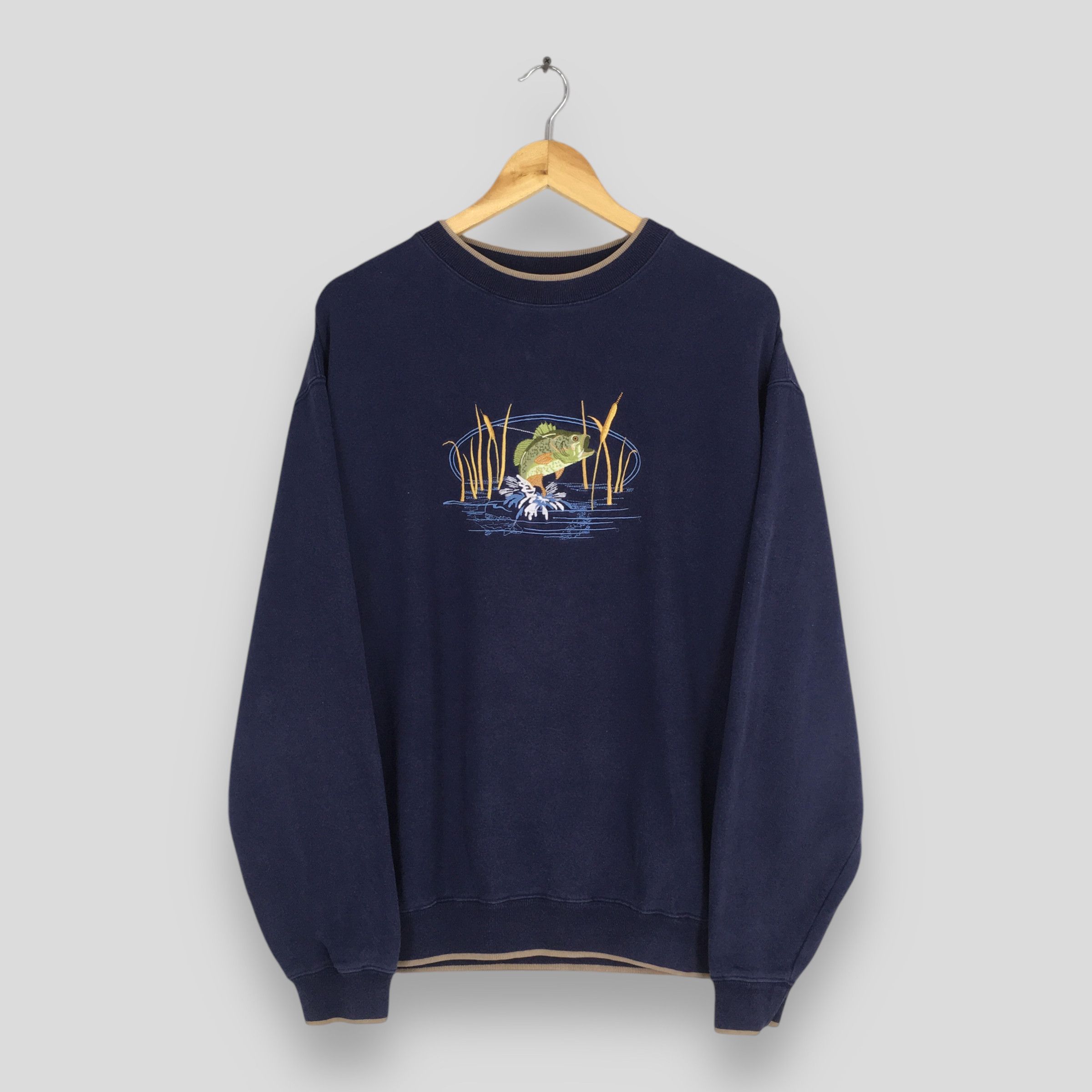 Habitat × Vintage Vintage Sportsman Fish Grouper Outdoor Life Sweatshirt Large Size US L / EU 52-54 / 3 - 1 Thumbnail
