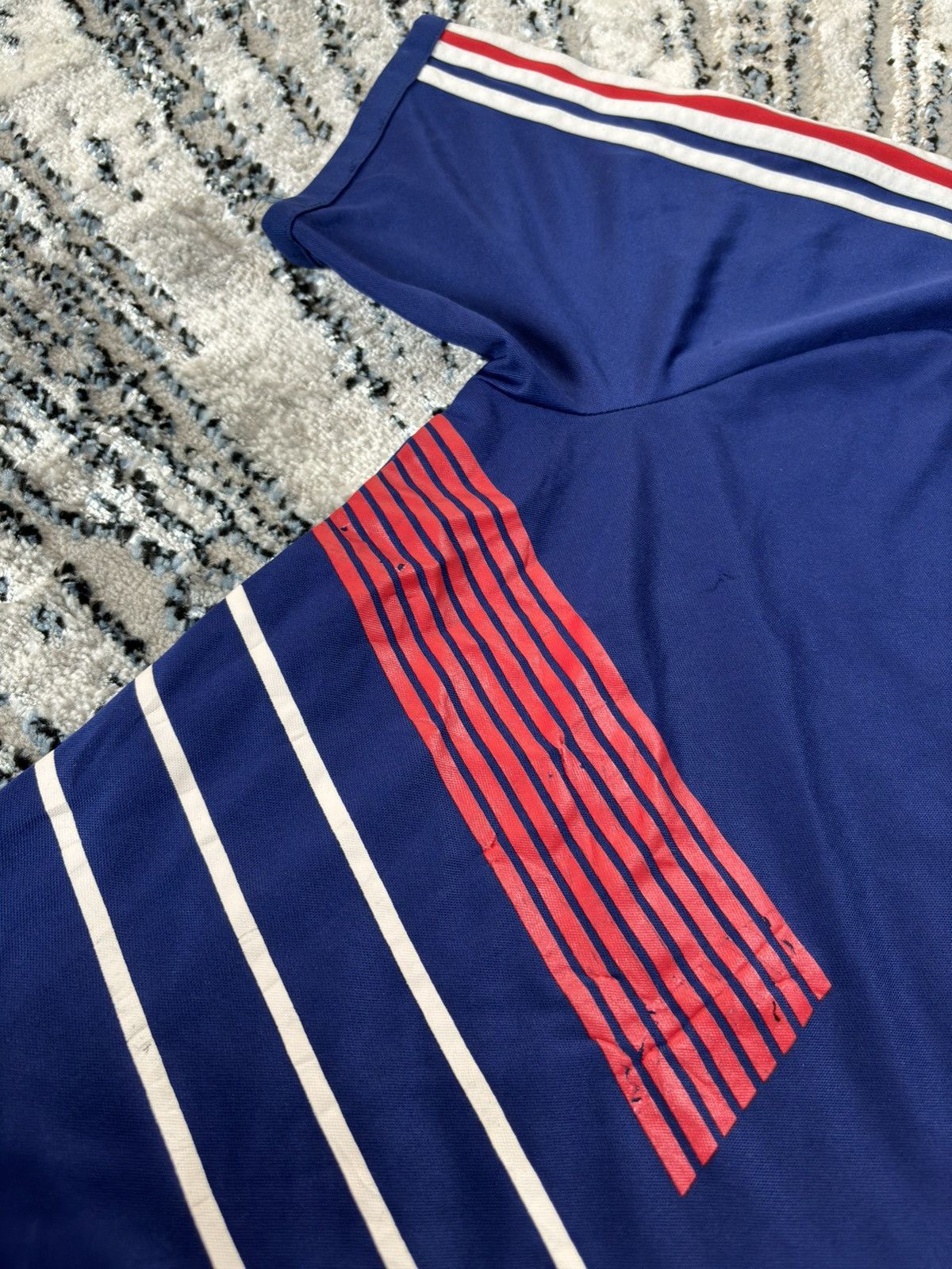 Adidas × Vintage Adidas 2009/10 France Soccer Jersey Men’s Blokecore Drill Size US S / EU 44-46 / 1 - 4 Thumbnail