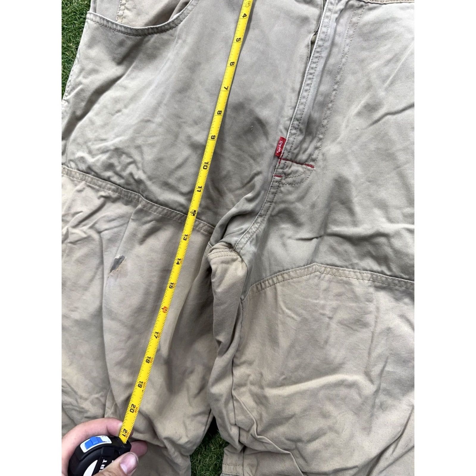 Ecko Unltd. VINTAGE Ecko Unltd Cargo Pants Mens 36 Tan Baggy Wide-Leg Pockets Y2K Antique Hip Hop Retro Pants Mens 36 BEIGE Size US 36 / EU 52 - 7 Thumbnail