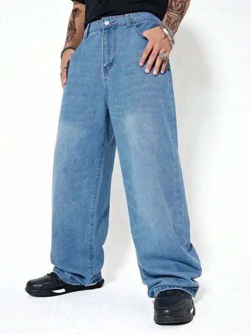 Jean Horiko x Meifa Vintage Washed Baggy Denim Jeans Skate Size US 32 / EU 48 - 8 Thumbnail