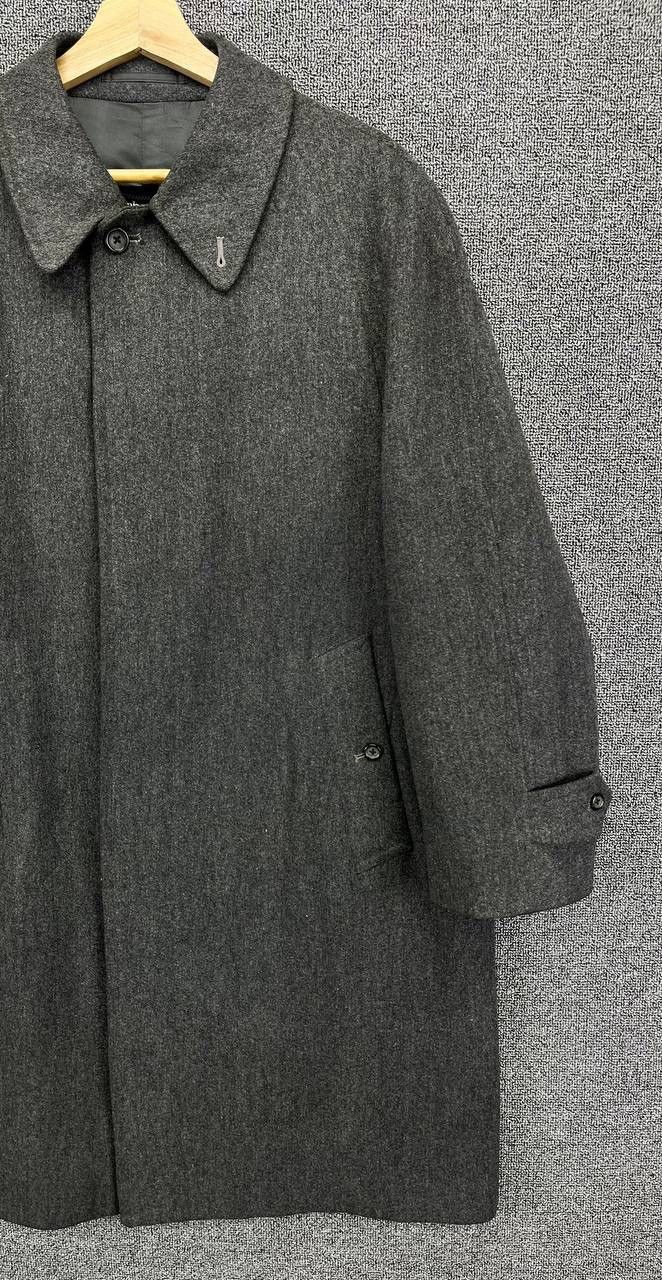 Burberry × Vintage Vintage Burberry Grey Trench Coats Wool Long Jacket Size US M / EU 48-50 / 2 - 3 Thumbnail