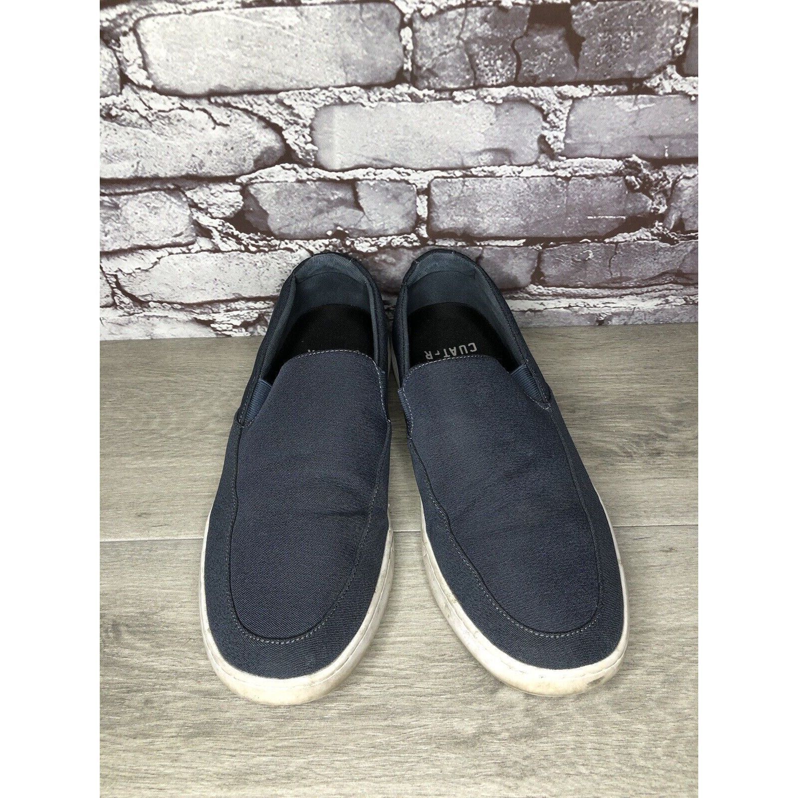 Other Cuater Tracer Navy Blue Canvas Fabric Slip On Casual Shoes M Size US 13 / EU 46 - 18 Thumbnail