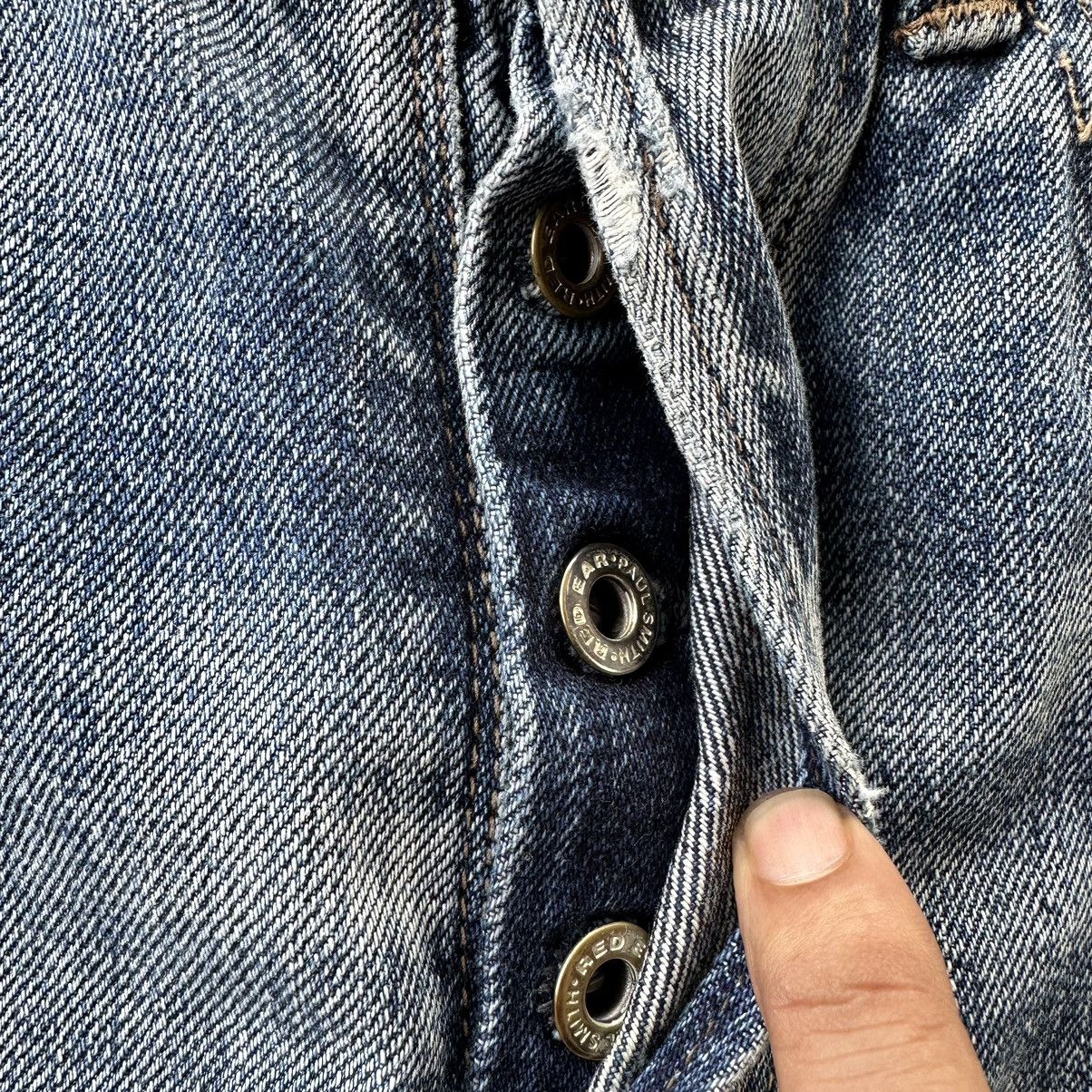 Paul Smith Red Ear Selvedge Faded Vintage Denim W29 D666 Size US 29 - 20 Thumbnail