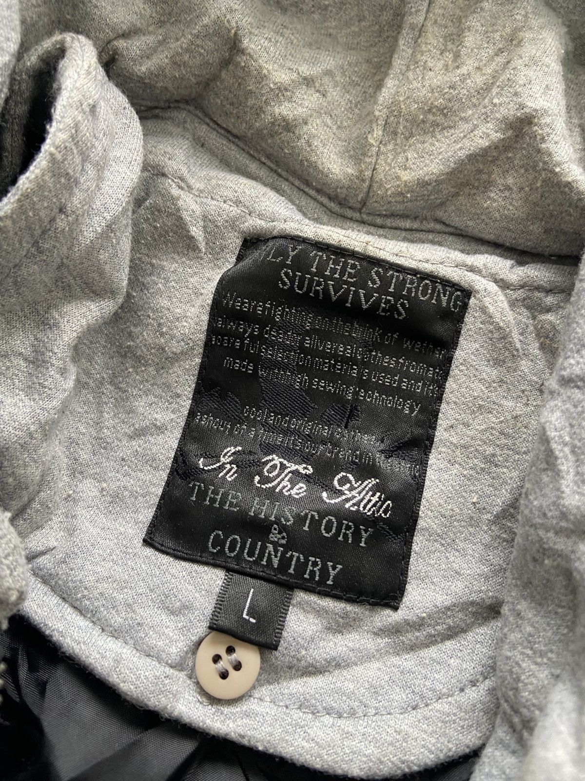 14th Addiction Vintage In The Attic Bondage Zipper Strap Jacket Size US L / EU 52-54 / 3 - 9 Thumbnail