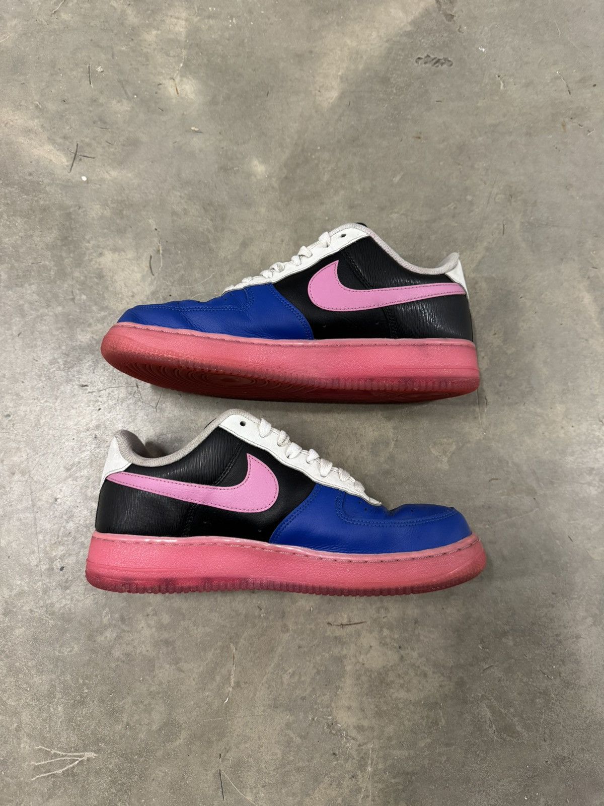Nike Nike Air Force 1 Low NBY ID Blue Pink Size 8.5 Size US 8.5 / EU 41-42 - 3 Thumbnail