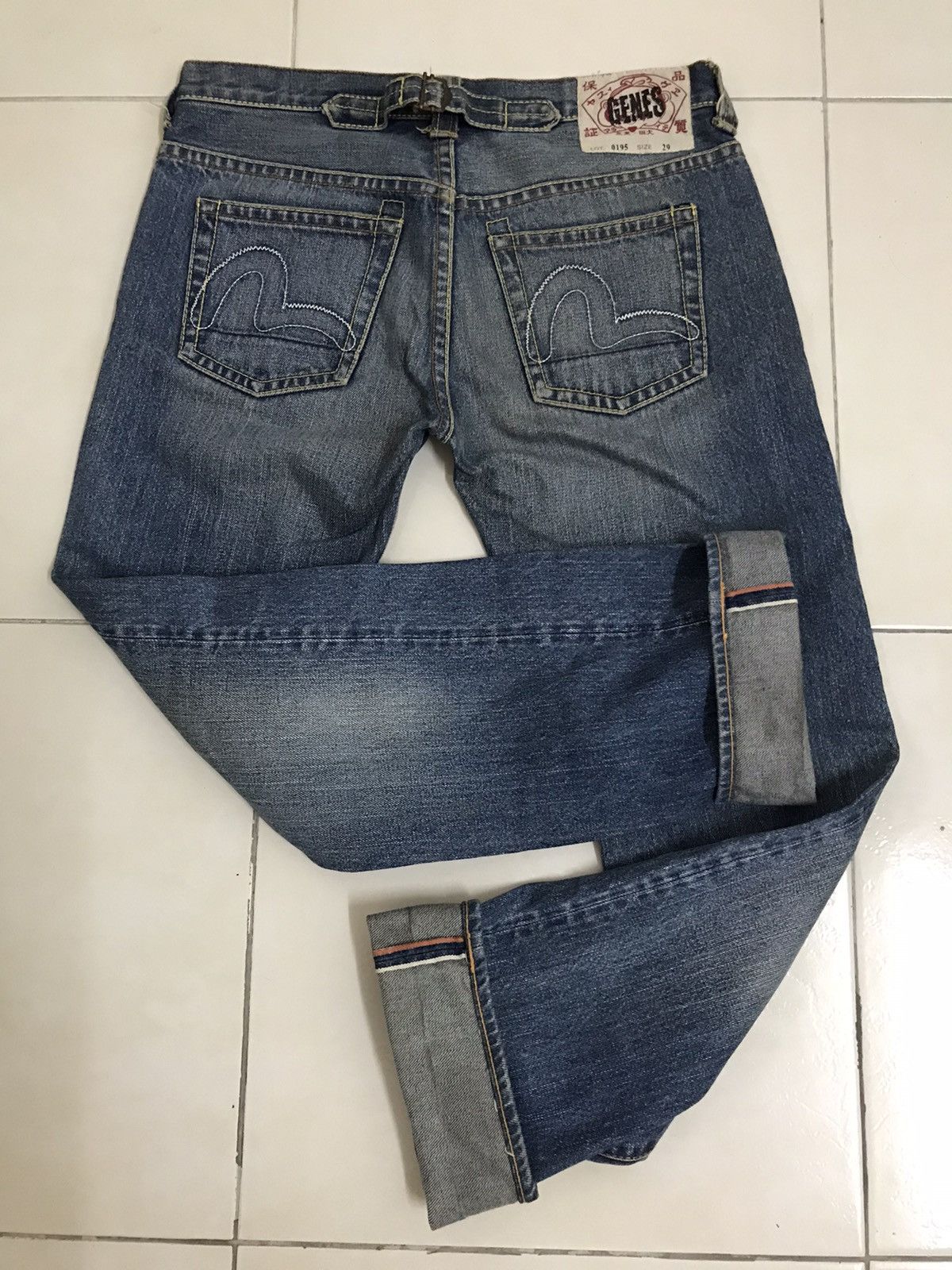 Evisu Genes indigo Selvedge jeans