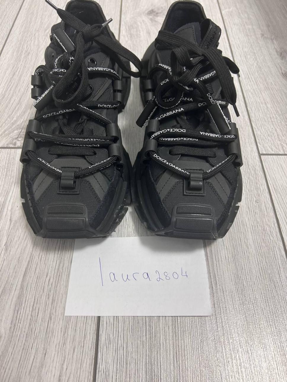 image of Dolce Gabbana Space Sneaker in Black, Men's (Size 9)