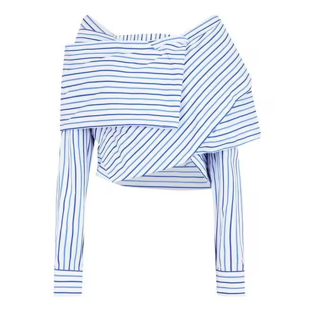 Dries Van Noten o1g2r1mq1024 Shirt in Light Blue Size L / US 10 / IT 46 - 1 Thumbnail