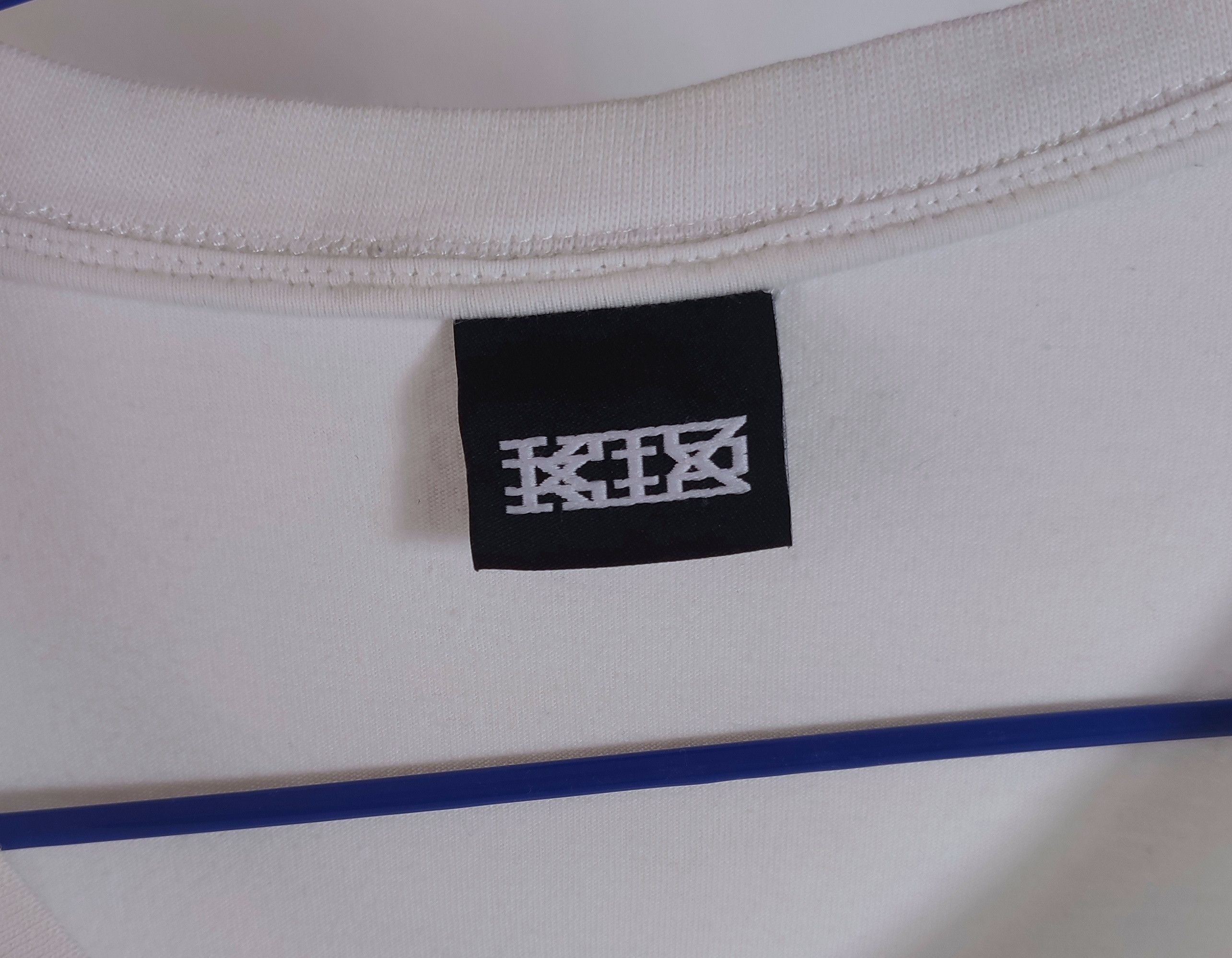 KTZ KTZ Kokon To Zai White Embroidered Rocket Graphic Flag Tee Size US S / EU 44-46 / 1 - 3 Thumbnail