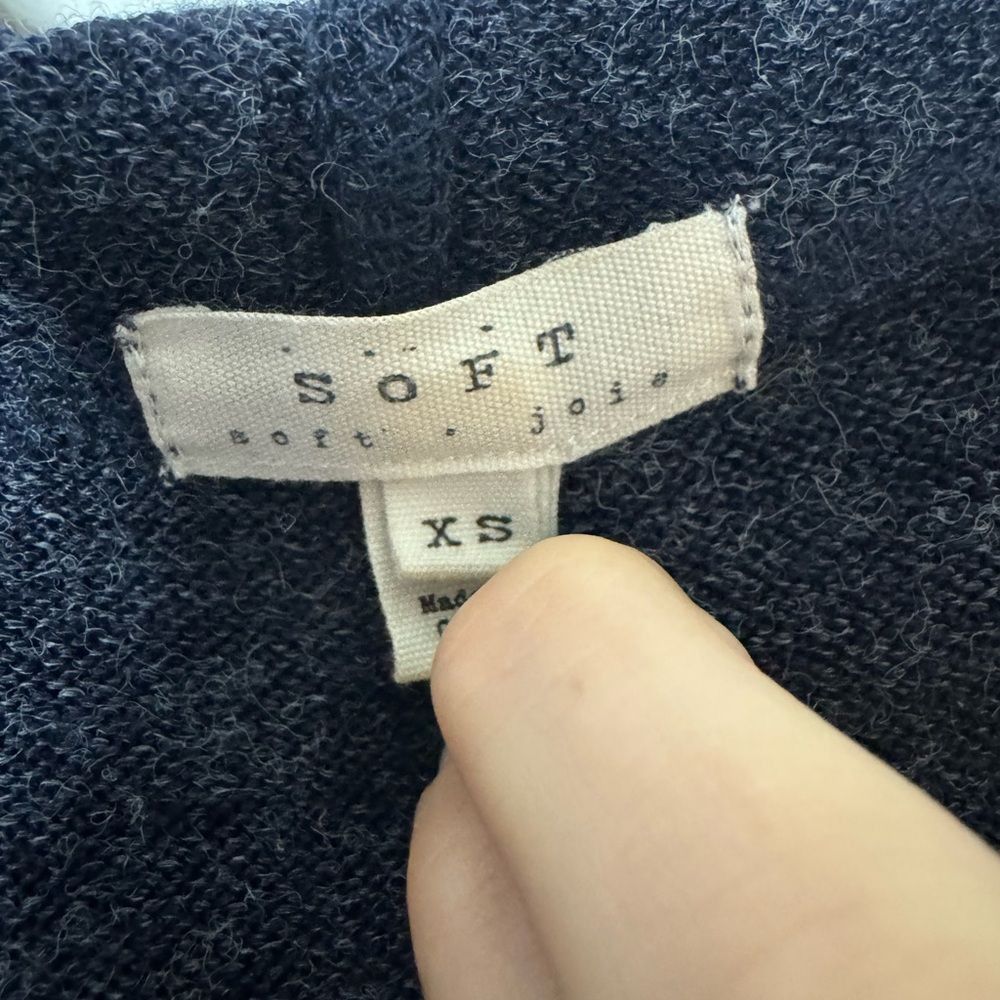 Joie Joie Soft SZ XS grey hooded open-front cardigan Size XS / US 0-2 / IT 36-38 - 5 Thumbnail