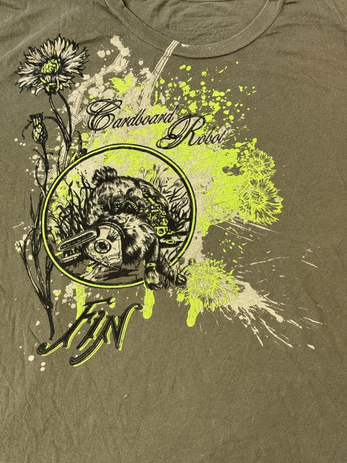 Designer Y2K Cardboard Robot Movie T-shirt Mason Brown Tee - XXL Size US XXL / EU 58 / 5 - 3 Thumbnail