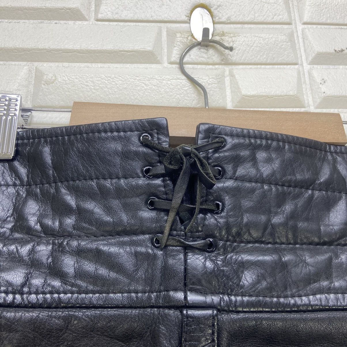 Japanese Brand Vintage Japanese Brand Fremantle Lace Leather Biker Pants Size US 30 / EU 46 - 19 Thumbnail