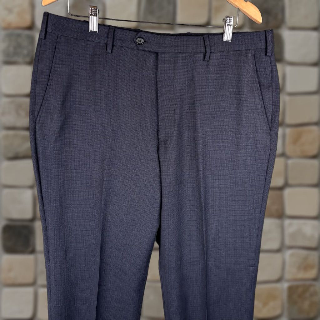 Brooks Brothers Brooks Brothers Pants Men 36x30 Navy Black Wool Fitzgerald Trousers Dress Slacks Shirtless? Size US 36 / EU 52 - 1 Thumbnail
