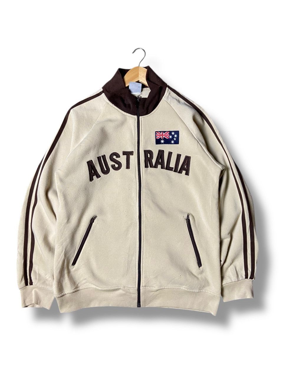 Japanese Brand × Vintage AUSTRALIA Embroidered Zipper Jacket (129) Size US L / EU 52-54 / 3 - 1 Thumbnail