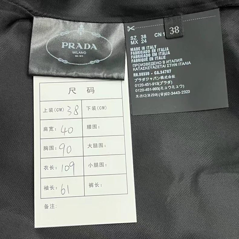 Prada Prada Double-breasted navy blue coat Size XS / US 0-2 / IT 36-38 - 4 Thumbnail