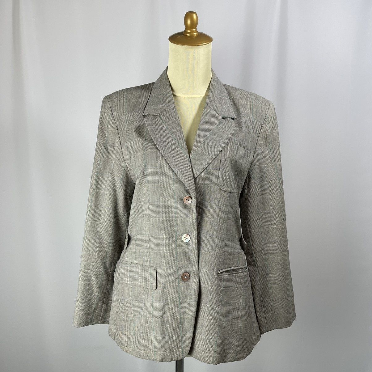 Trussardi Trussardi Sport Plaid Blazer - Classic and Elegant Size M / US 6-8 / IT 42-44 - 3 Thumbnail