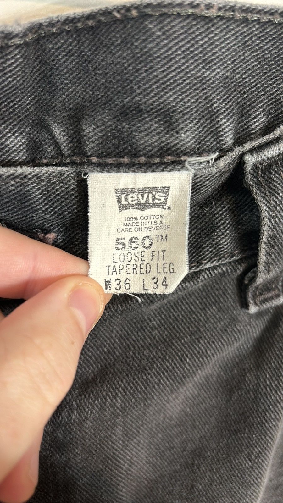 Levi's × Vintage Vintage Levi’s 560 Jeans Size US 34 / EU 50 - 3 Thumbnail