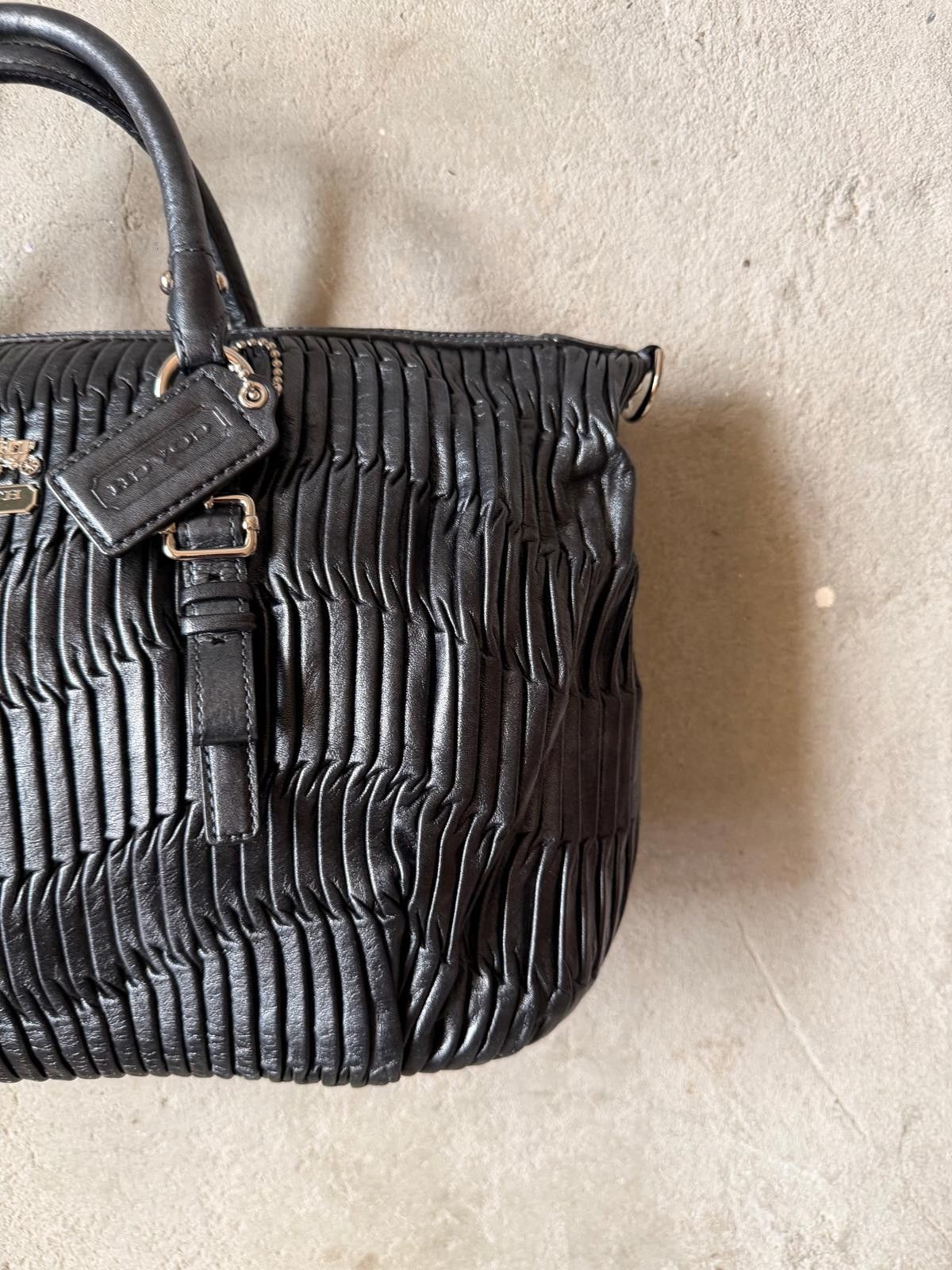Coach Coach Madison Woven Shoulder Bag Black Size ONE SIZE - 5 Thumbnail