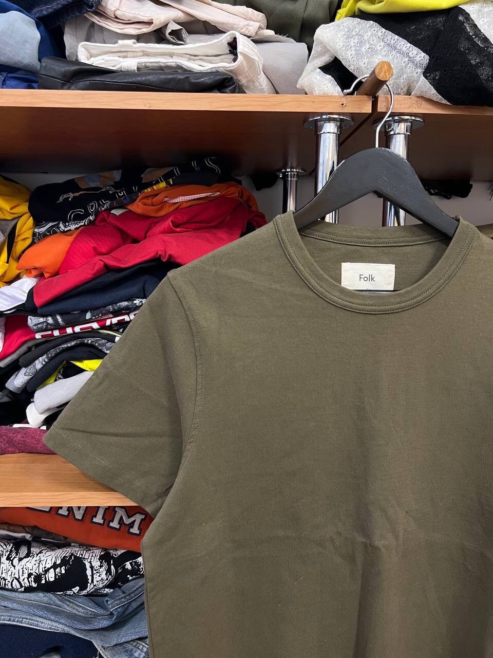 Other FOLK Heavy Cotton Basic Blanck fabric T Shirt Size US M / EU 48-50 / 2 - 2 Thumbnail