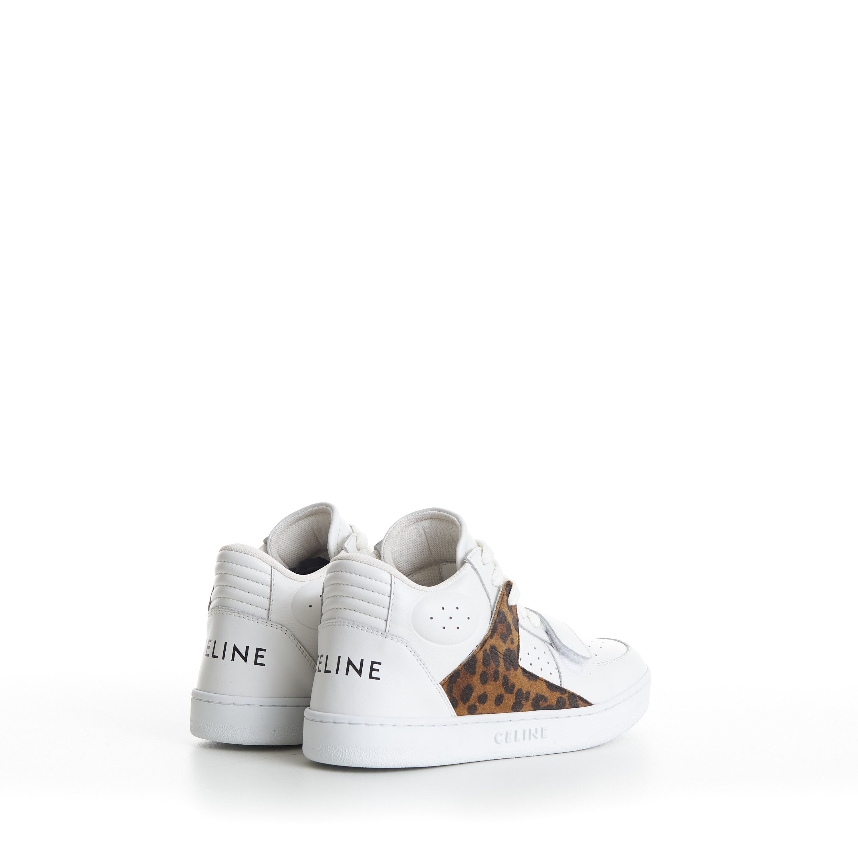 Celine CT-02 Celine Trainer Mid Sneaker With Scratch In Calfskin Size US 6 / IT 36 - 8 Thumbnail