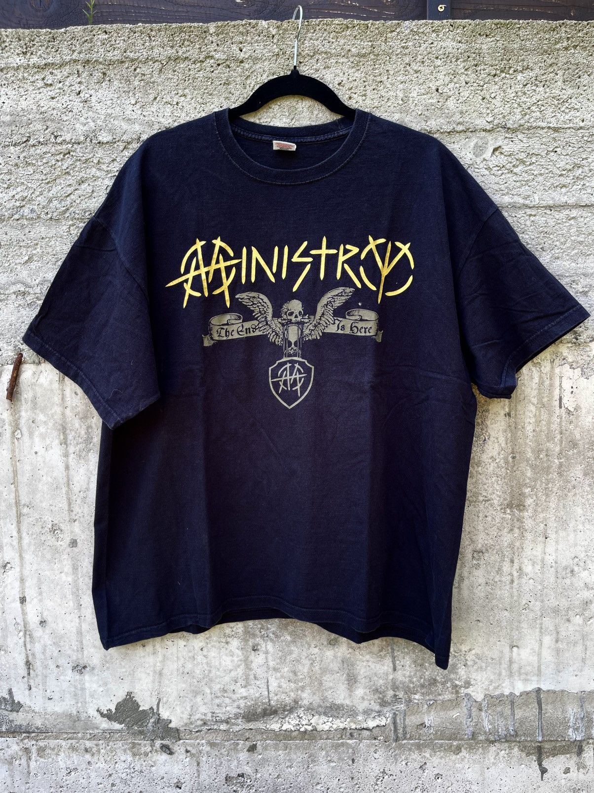 Band Tees 2008 Ministry CH Latour Vintage balck t-shirt Size US XXL / EU 58 / 5 - 1 Thumbnail