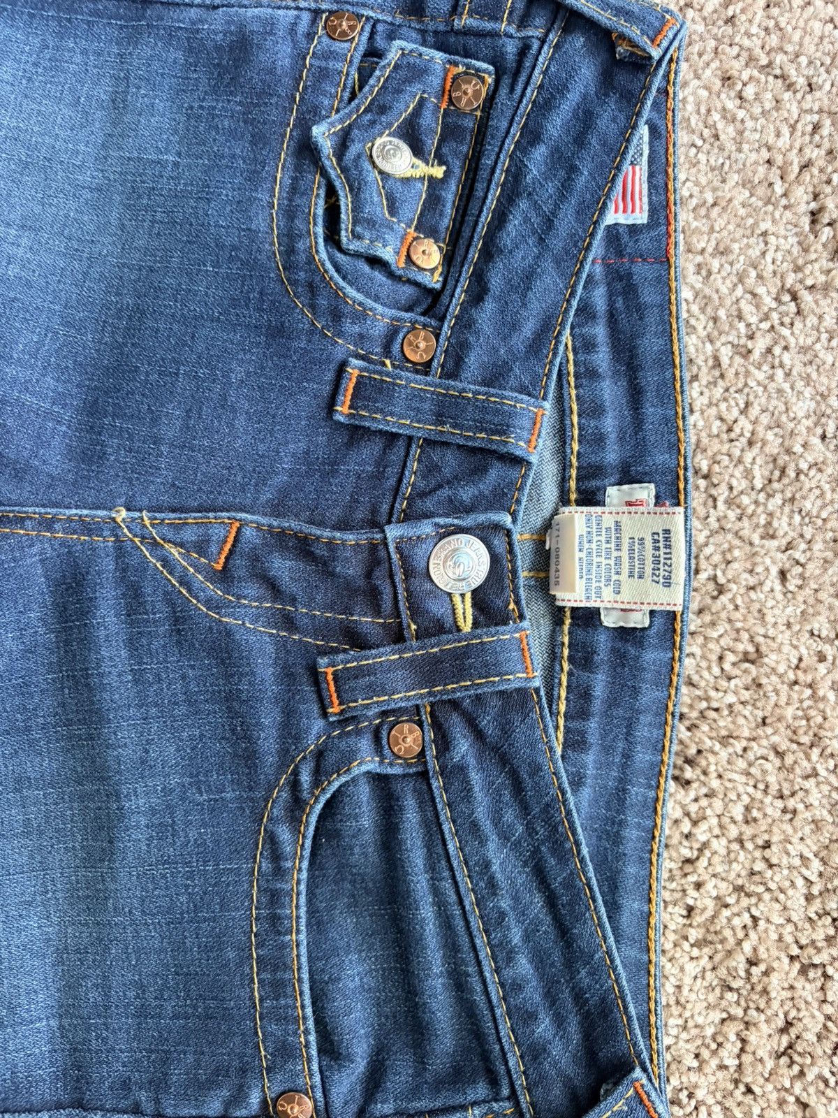 True Religion True Religion Jeans Navy Blue Size 27" / US 4 / IT 40 - 3 Thumbnail