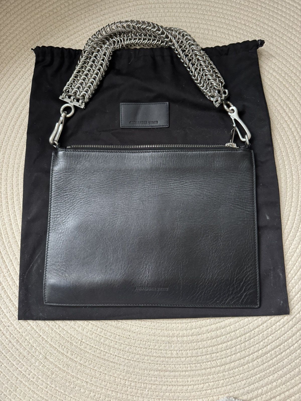 Alexander Wang Metal Handle Hand Bag from runway collection