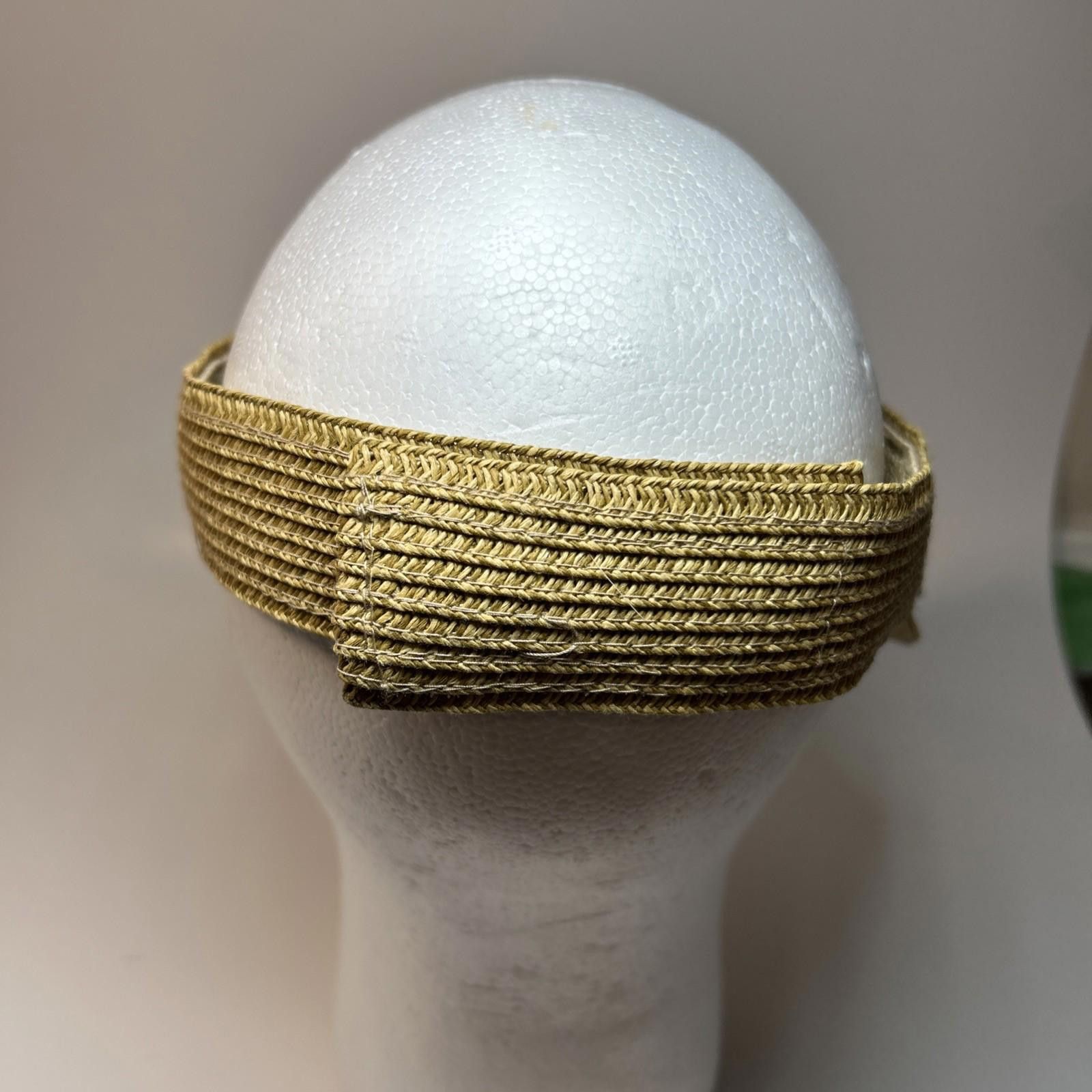 Nine West NINE WEST Straw Bucket Sun Hat Natural Tan Woven Braided Size ONE SIZE - 4 Thumbnail