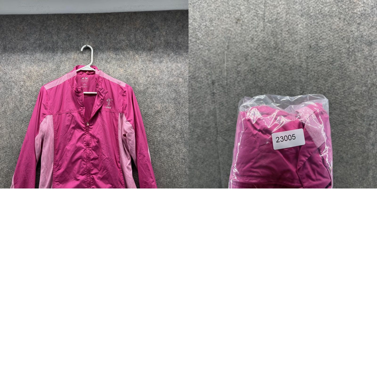 Adidas Adidas Jacket Women Medium Pink Polyester Climaproof LPGA Golf Windbreaker Size M / US 6-8 / IT 42-44 - 9 Thumbnail